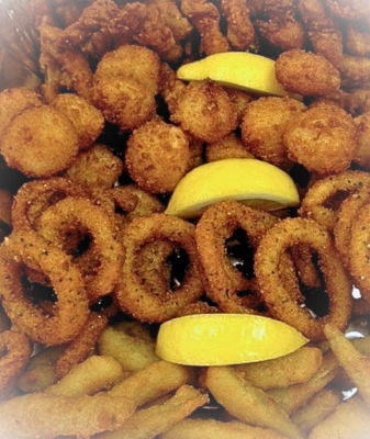 Frito miso platter sold by Euclid Fish Company near Cleveland