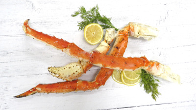 King crab legs sold by Euclid Fish Company near Cleveland