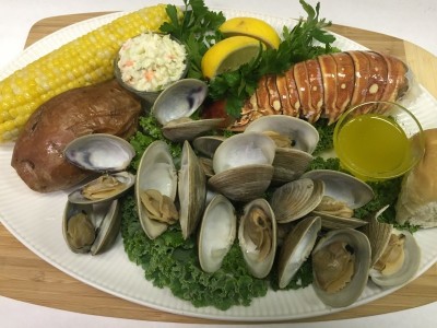 Clambake with Lobster Tail sold by Euclid Fish Company near Cleveland