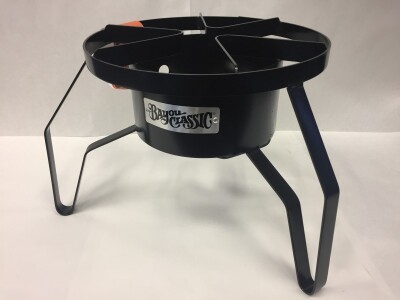 Bayou Classic clambake burner available to rent from Euclid Fish Company near Cleveland